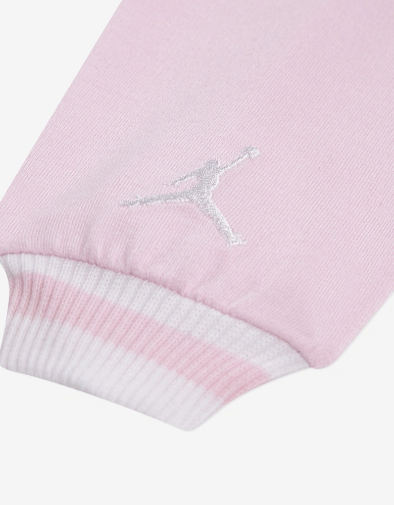 Jordan Baby Girls MJ 23 FZ Tracksuit Set in Pink