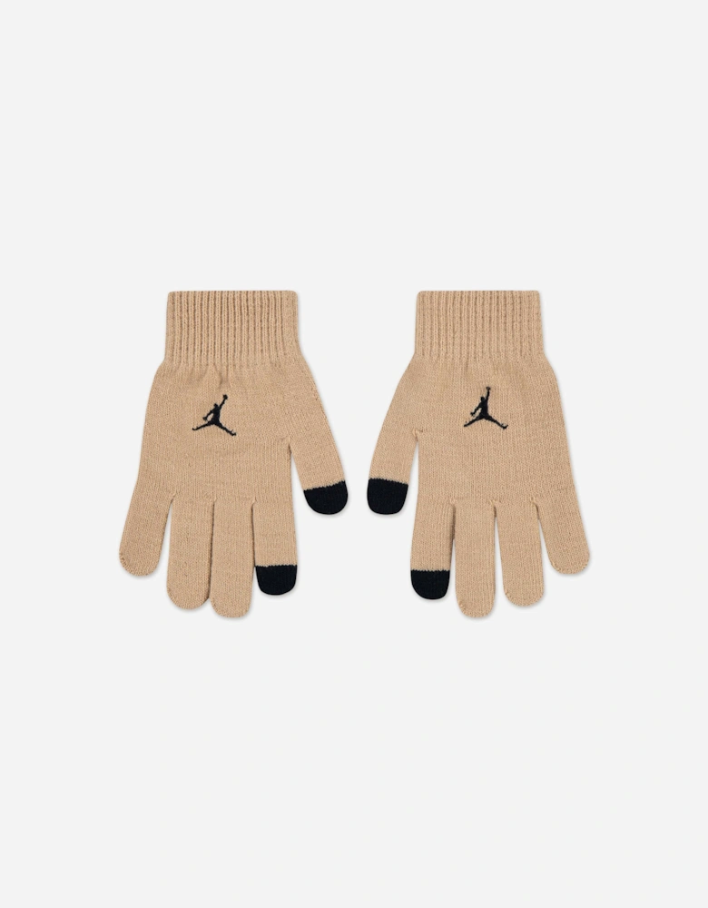 Jordan Kids Essentials Beanie Set in Beige