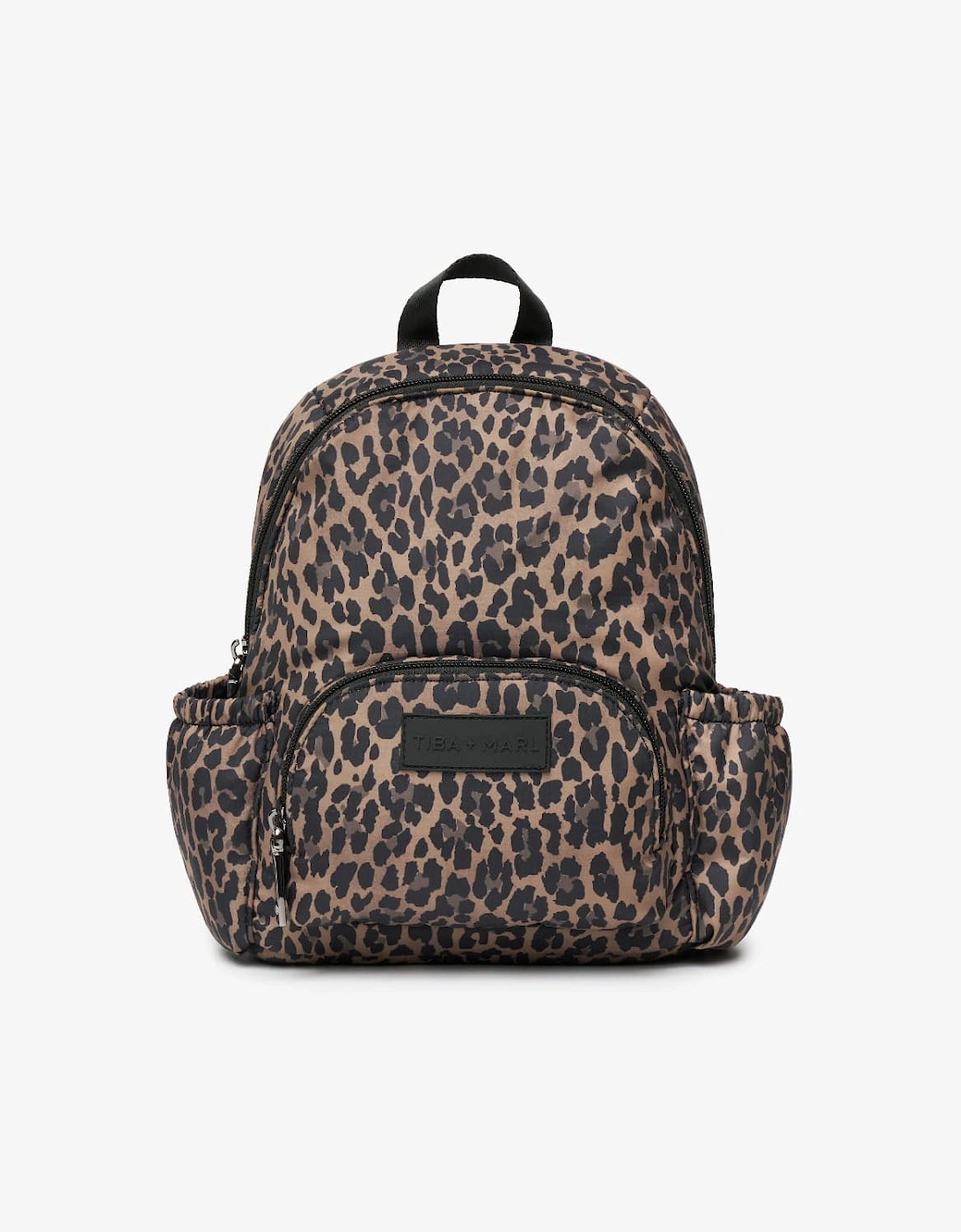 Mini Elwood Kids Backpack 2.0 Brown Tonal Leopard Print, 5 of 4