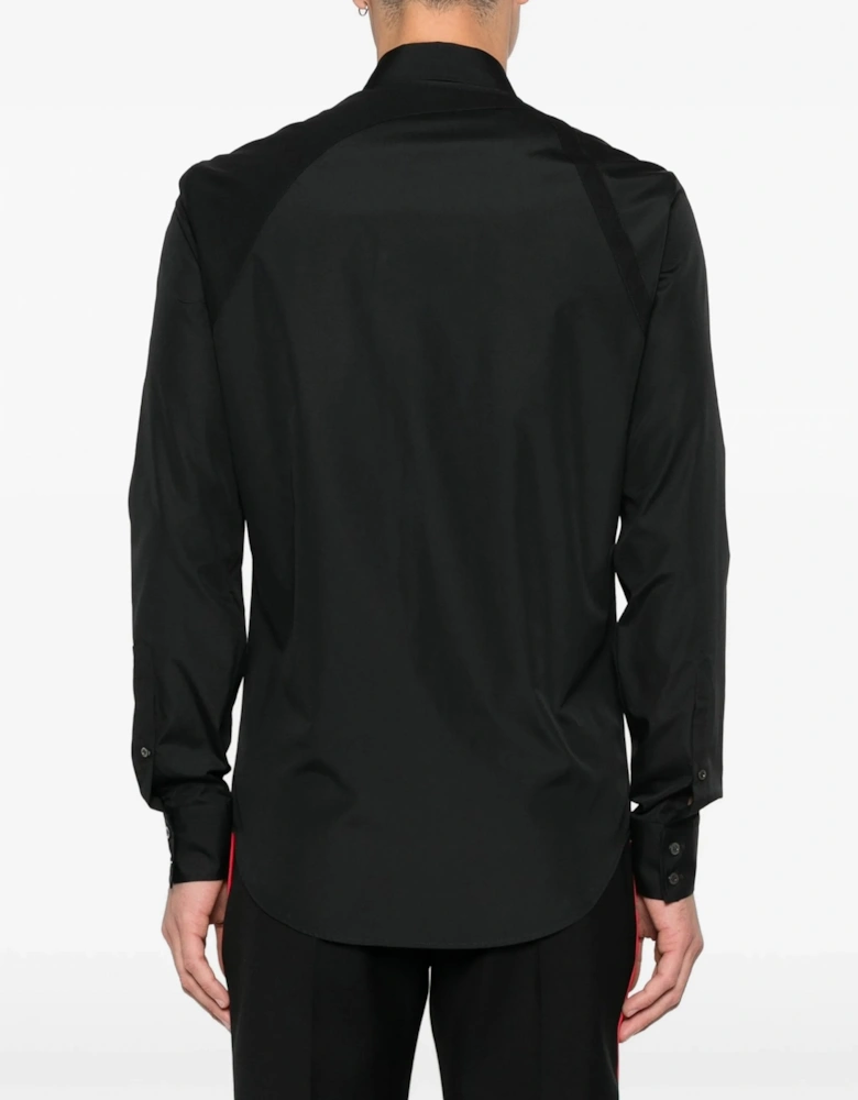 T Chain Harness Shirt Black