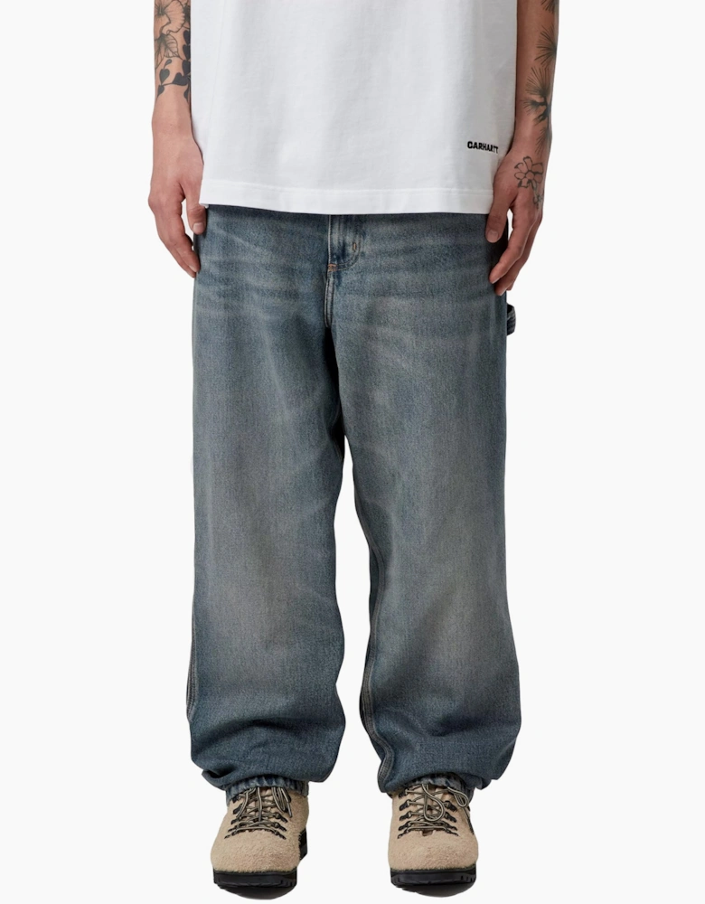 Denim Single Knee Pant Blue/Worn Used Washed