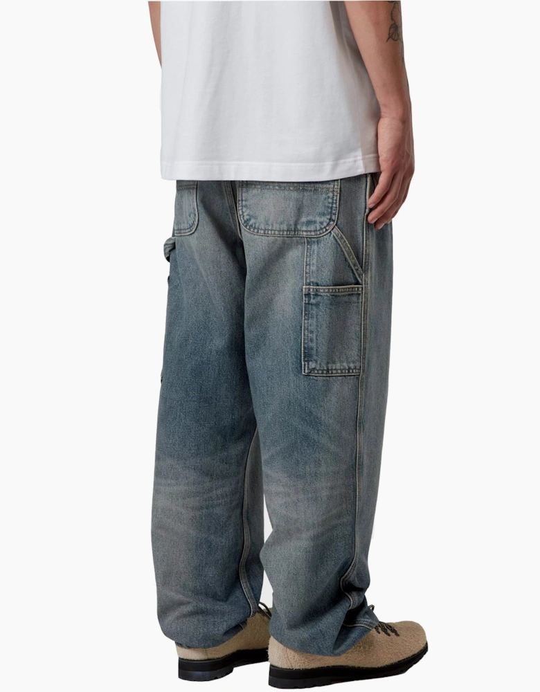 Denim Single Knee Pant Blue/Worn Used Washed