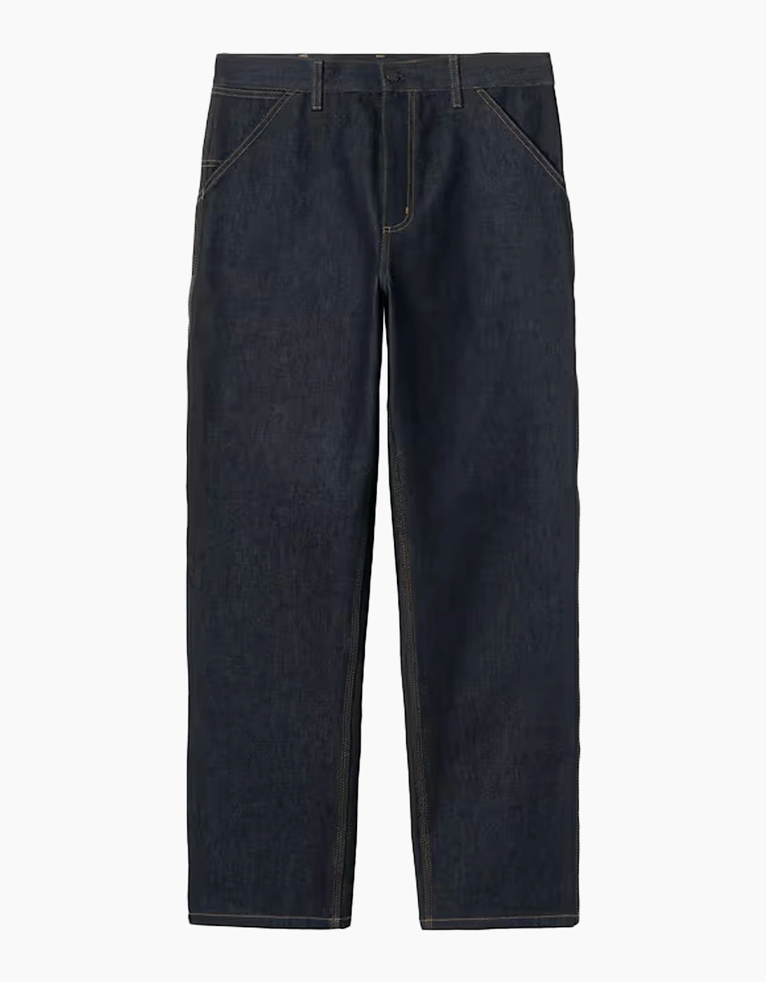 Denim Single Knee Pant Blue Rigid