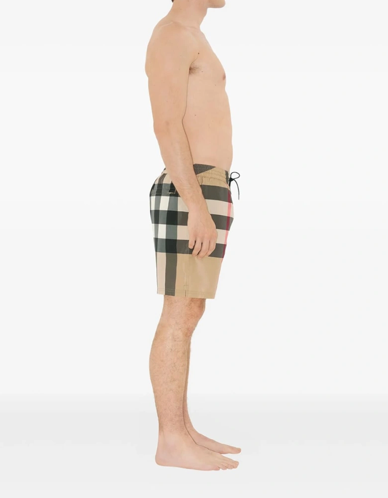Monogram Check Swim Shorts