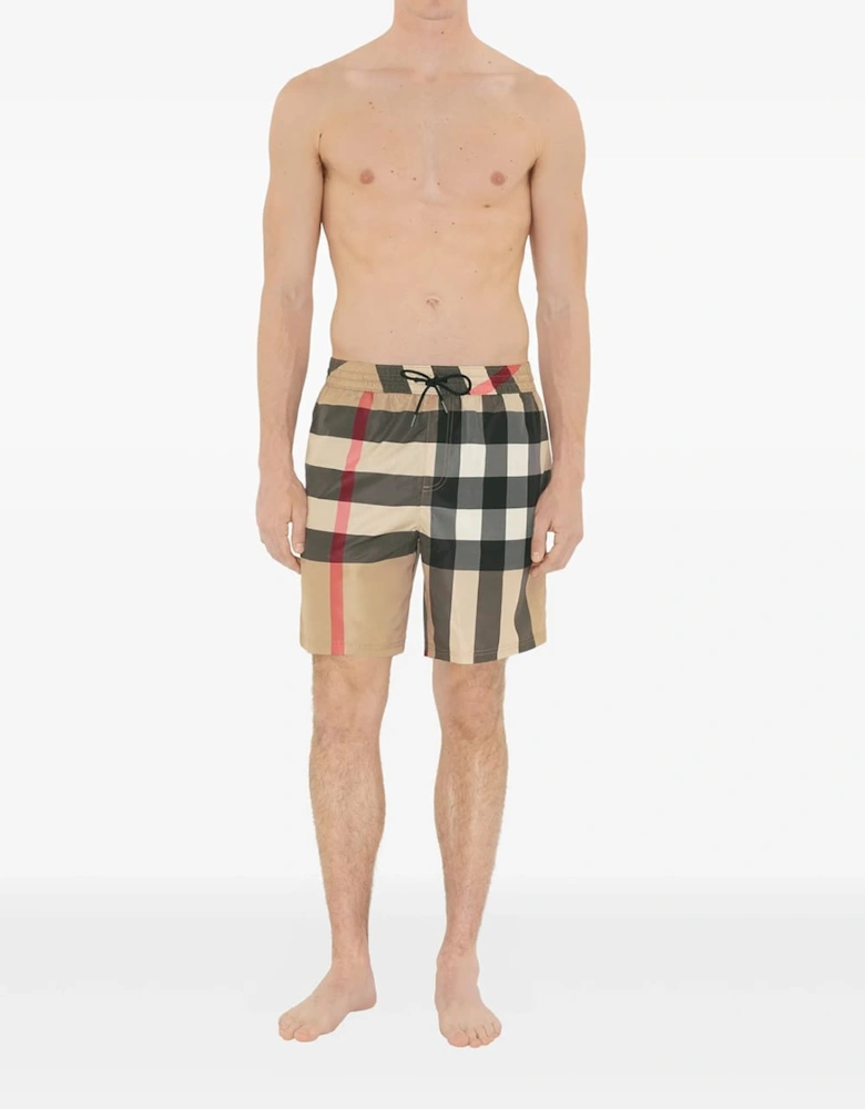 Monogram Check Swim Shorts