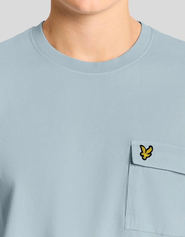 Lyle & Scott Cargo Pocket T-Shirt Opal Blue