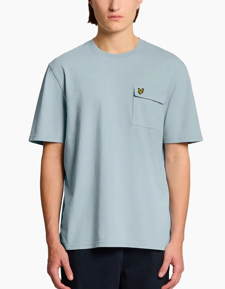 Lyle & Scott Cargo Pocket T-Shirt Opal Blue