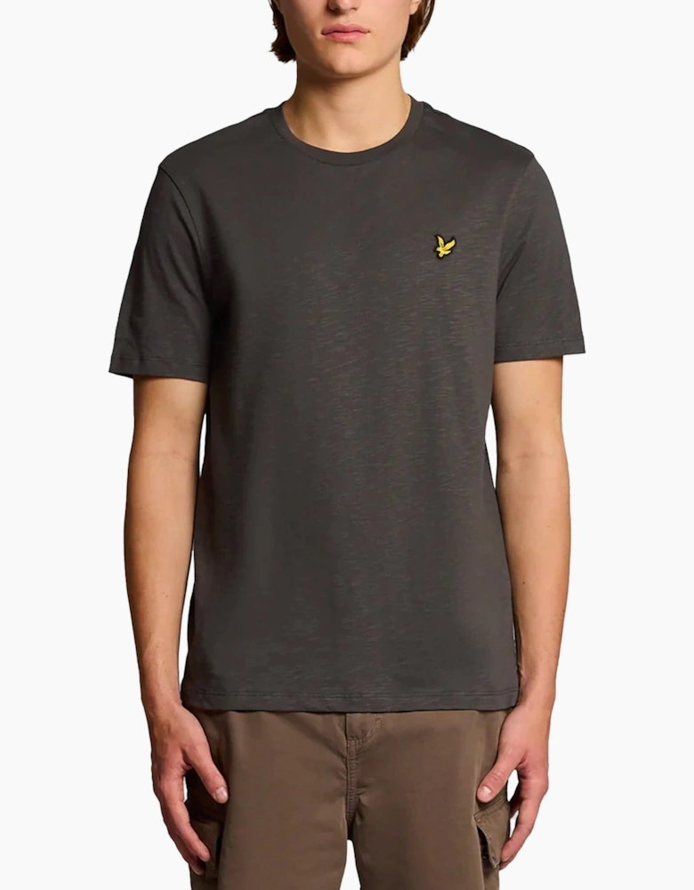 Lyle & Scott Fine Slub T-Shirt GUNMETAL