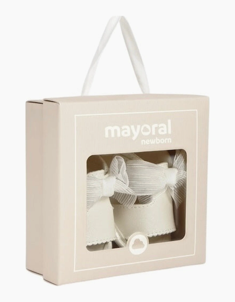 Girls White Pre Walker Sandals