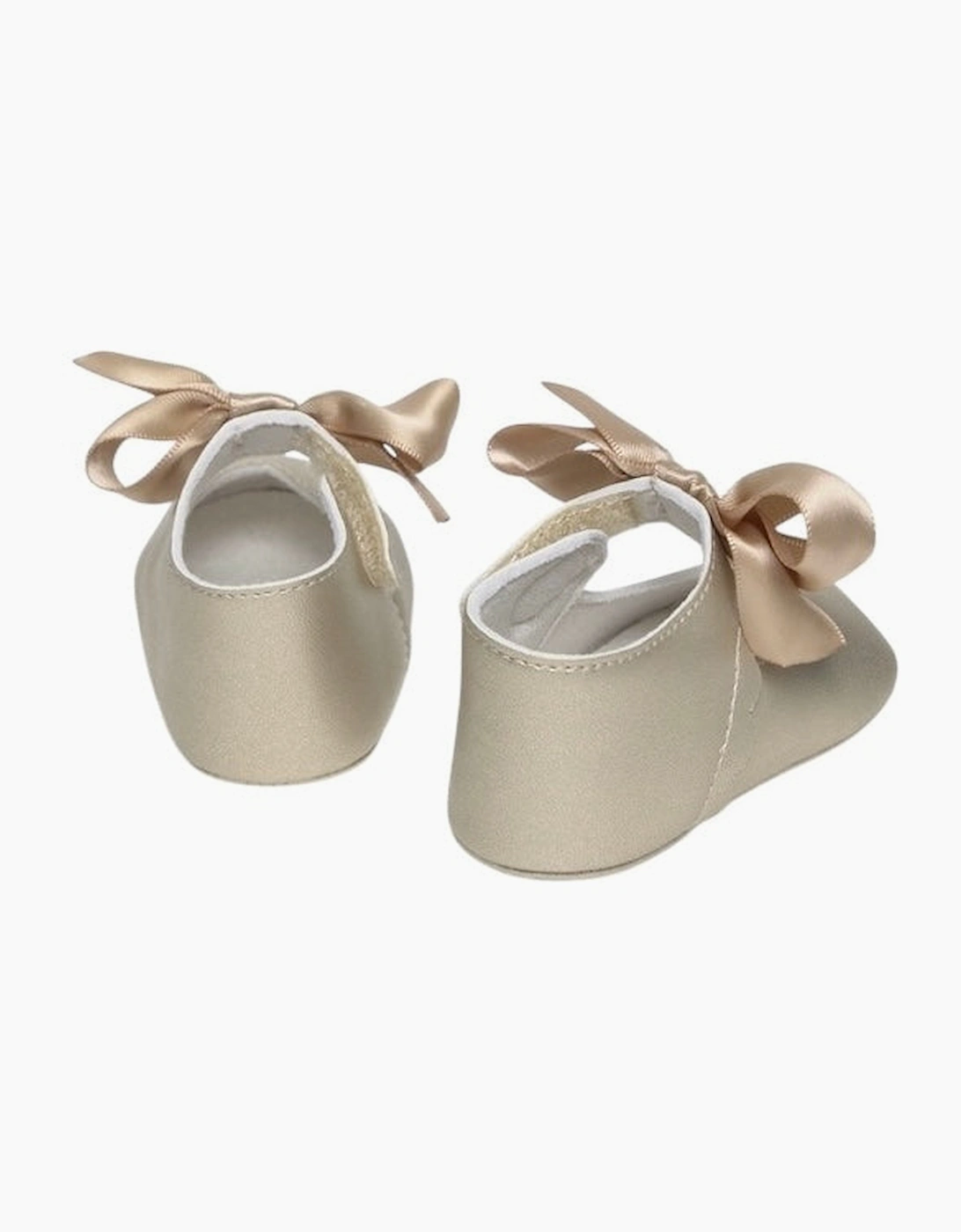 Girls Gold Pre Walker Shoes