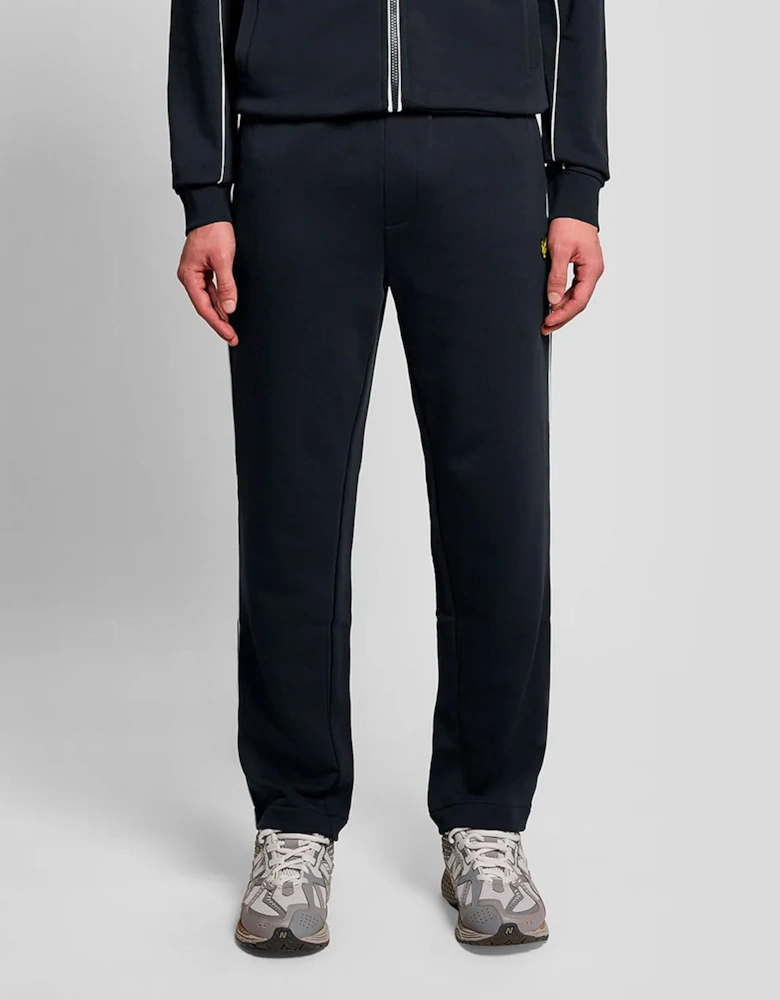 Lyle & Scott Piped Straight Leg Track Bottoms DARK NAVY