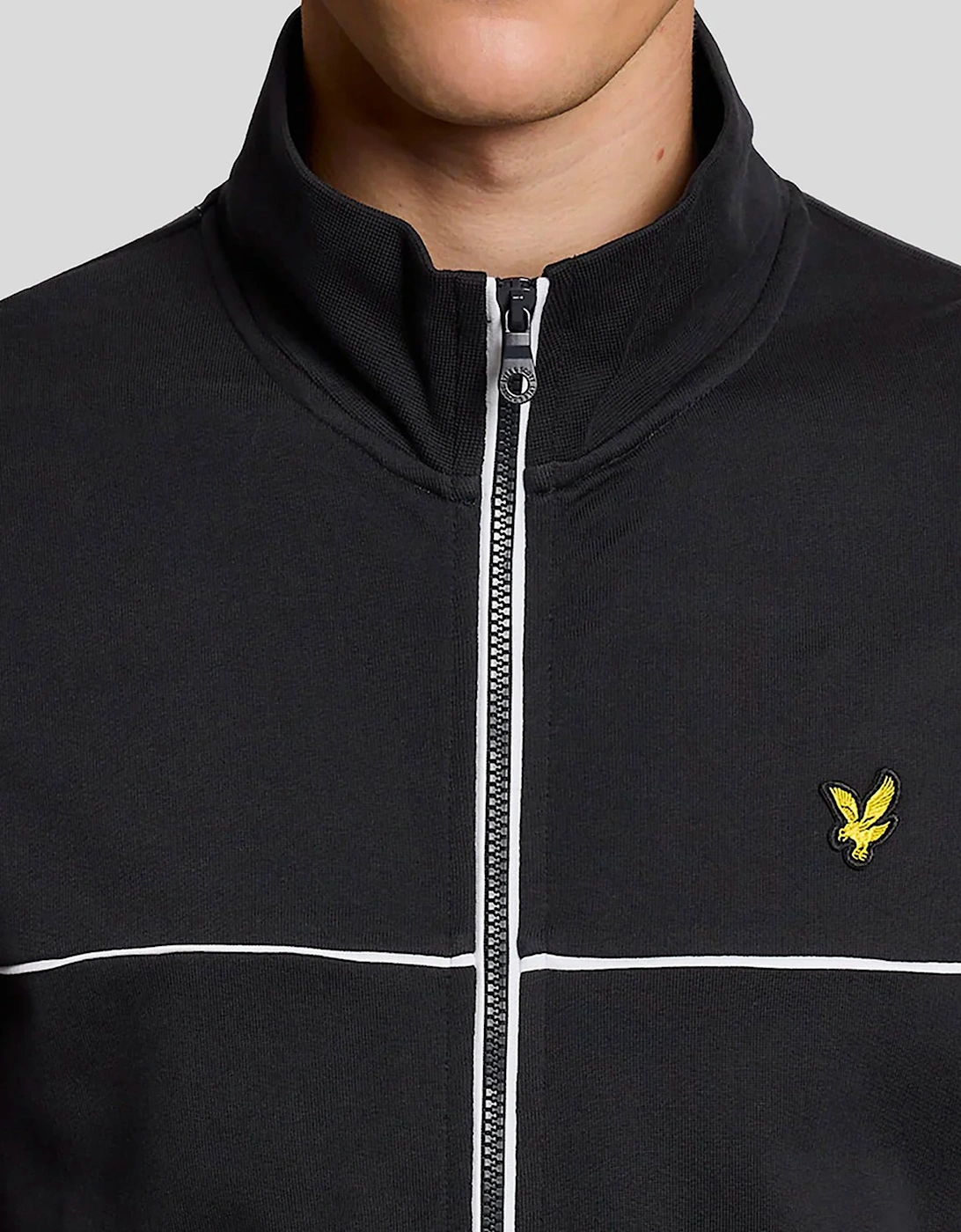 Lyle & Scott Piped Full Zip Track Top DARK NAVY
