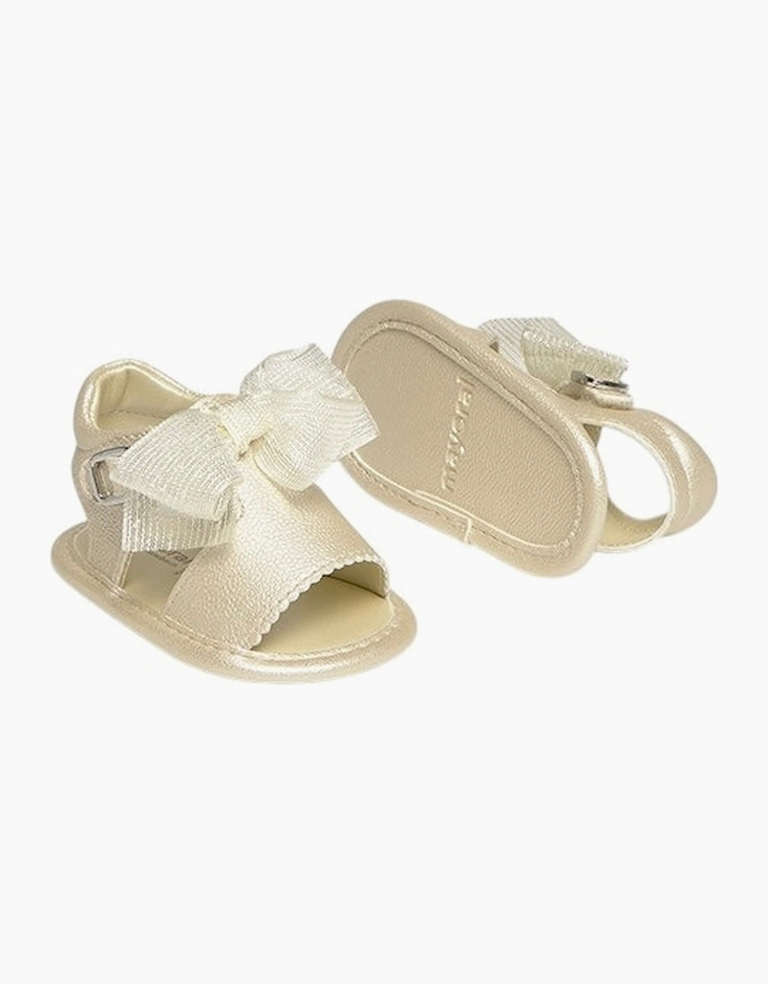 Girls Gold Pre Walker Sandals, 5 of 4