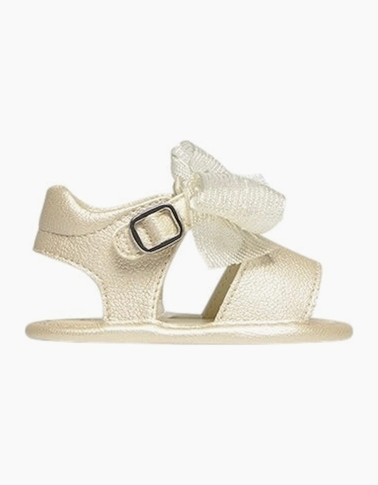 Girls Gold Pre Walker Sandals