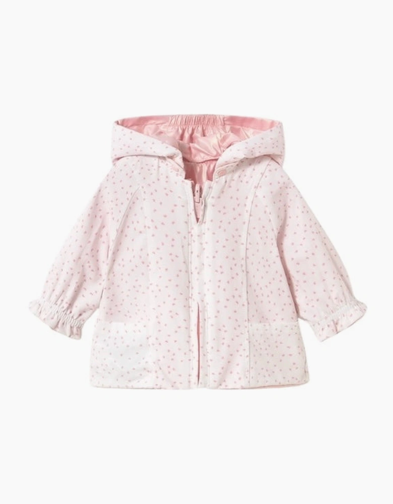 Girls Pale Pink Reversible Windbreaker Jacket