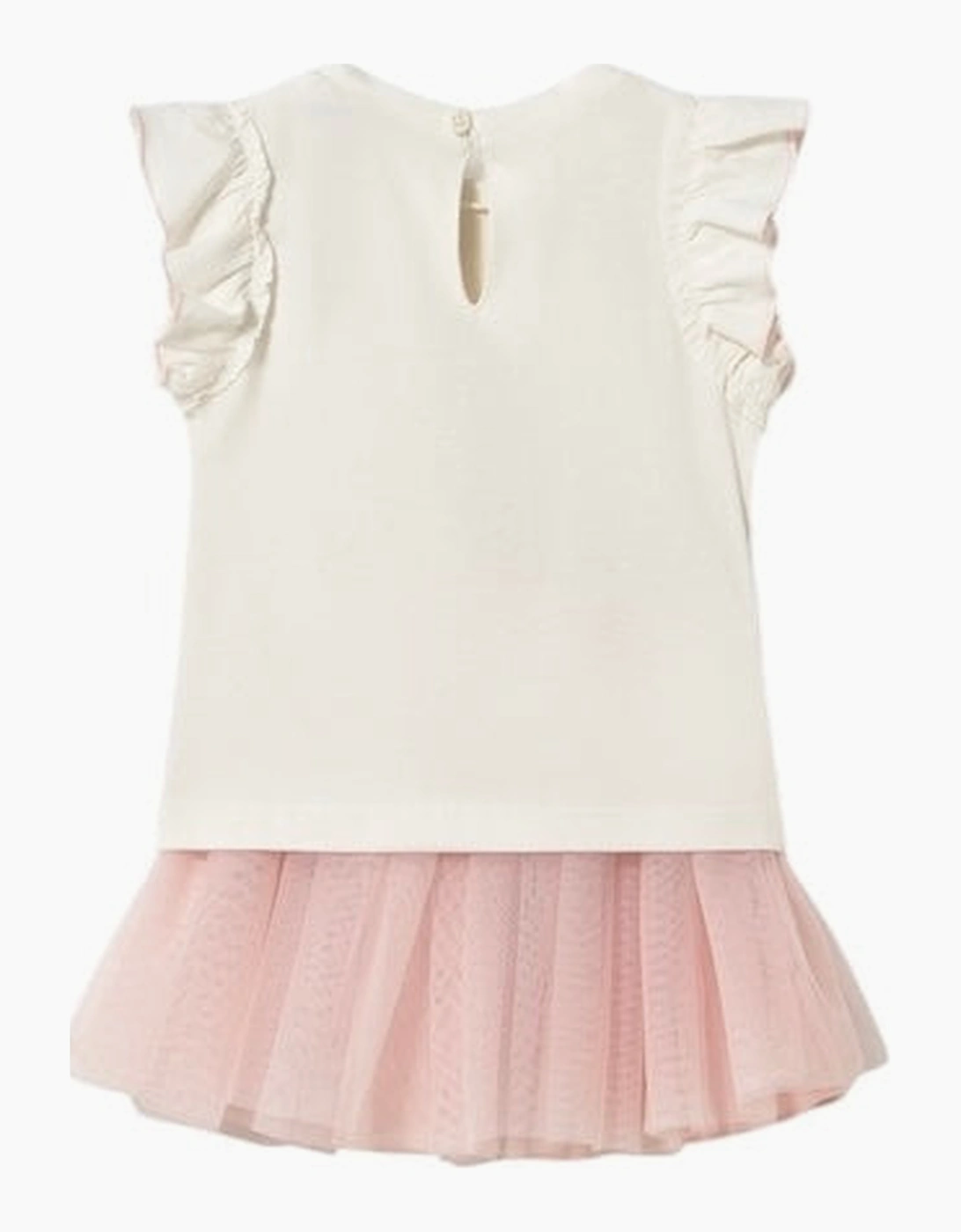 Girls Blush Pink Tulle Skirt Set