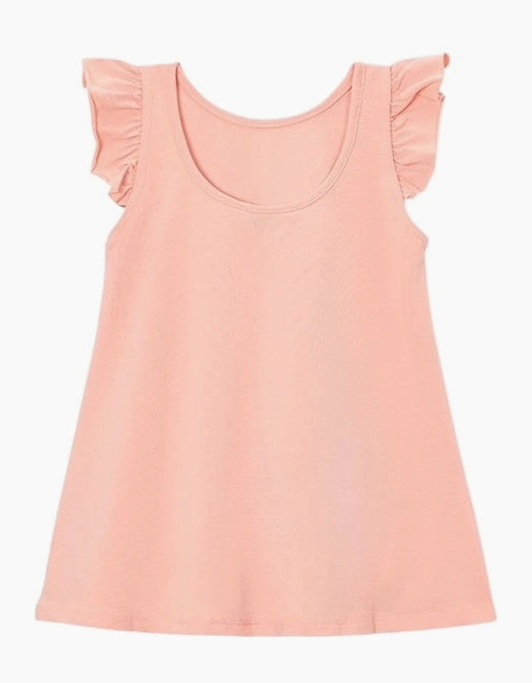 Girls Blush Pink Print Summer Dress