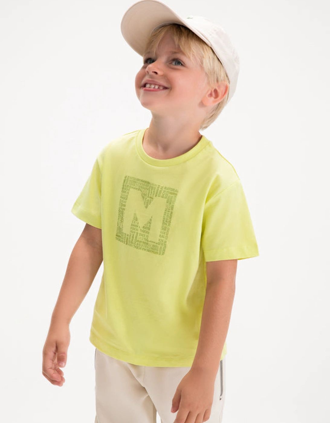 Boys Lime Green Cotton Top