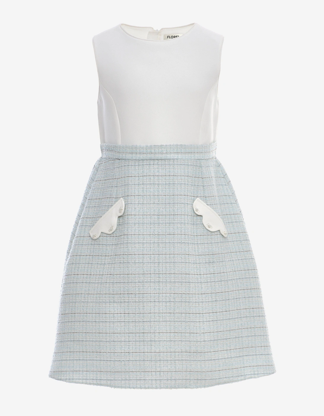 Girls Jacket and Dress Set in Blue