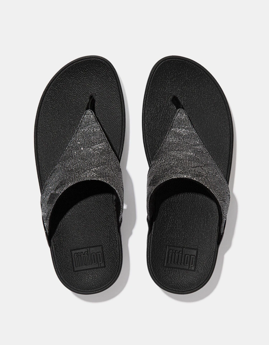 Lulu Glitz Toe-Post Sandals