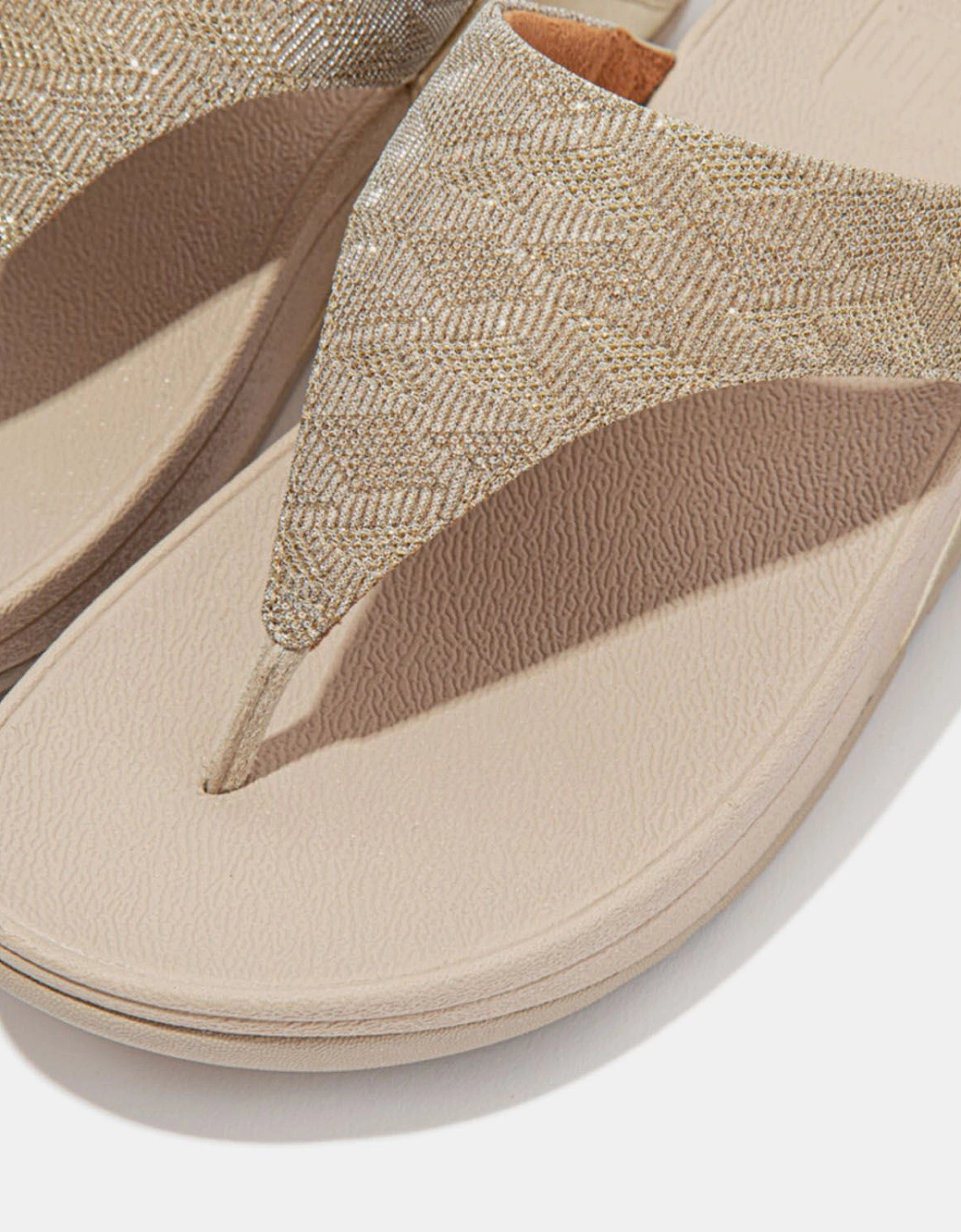 Lulu Glitz Toe-Post Sandals