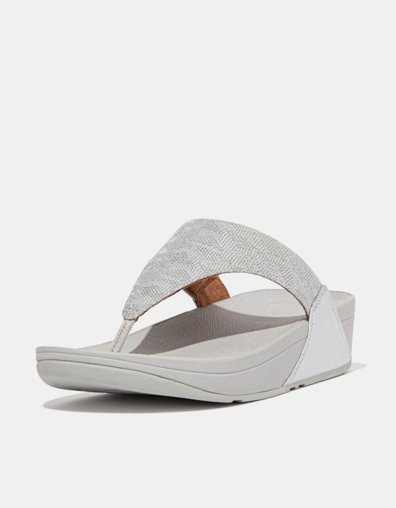 Lulu Glitz Toe-Post Sandals