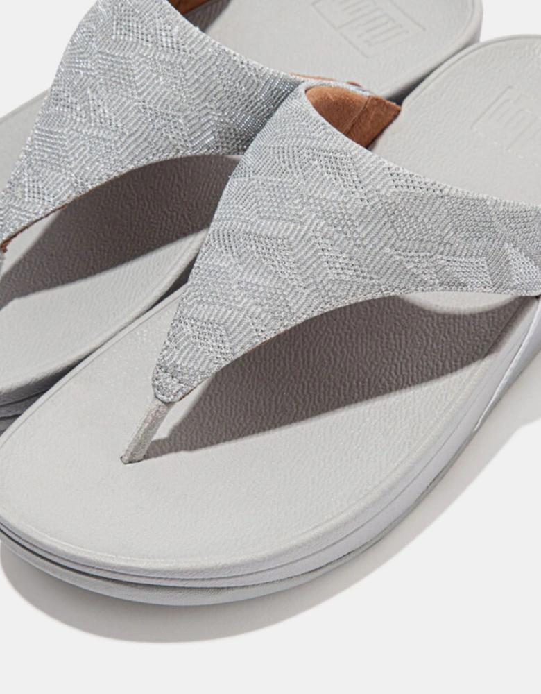 Lulu Glitz Toe-Post Sandals