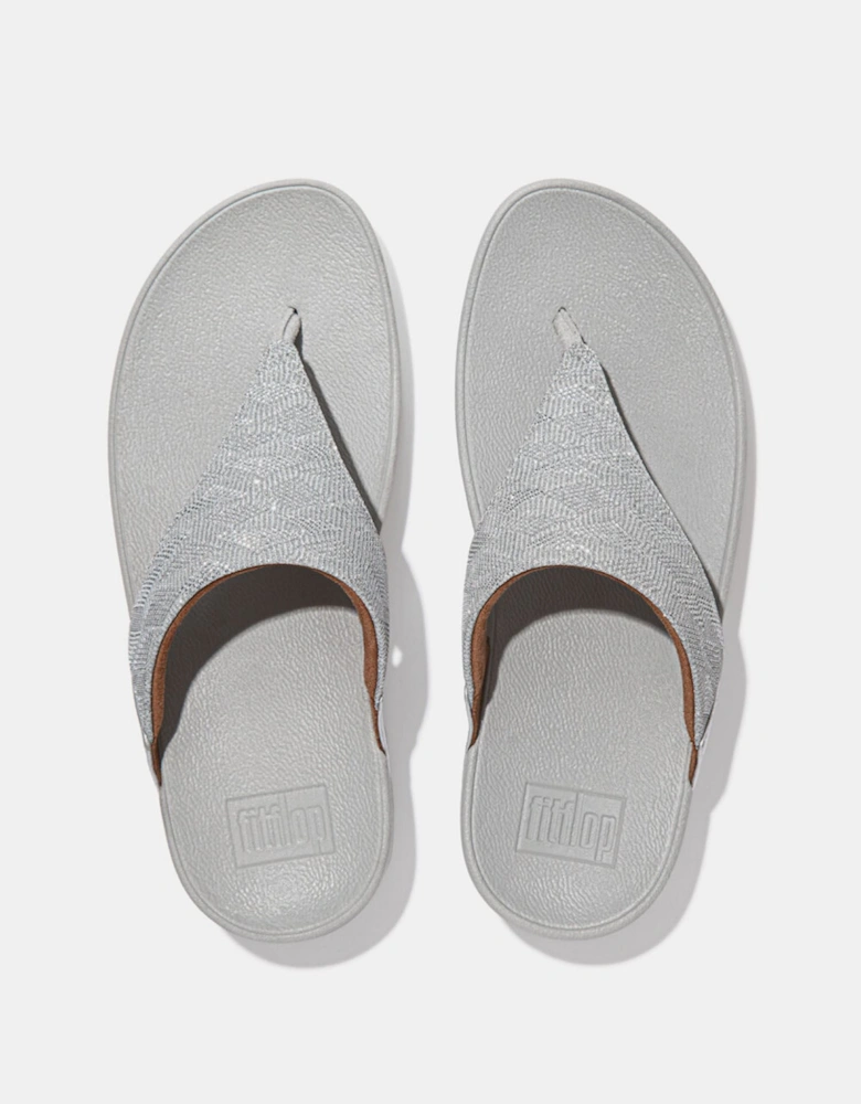 Lulu Glitz Toe-Post Sandals