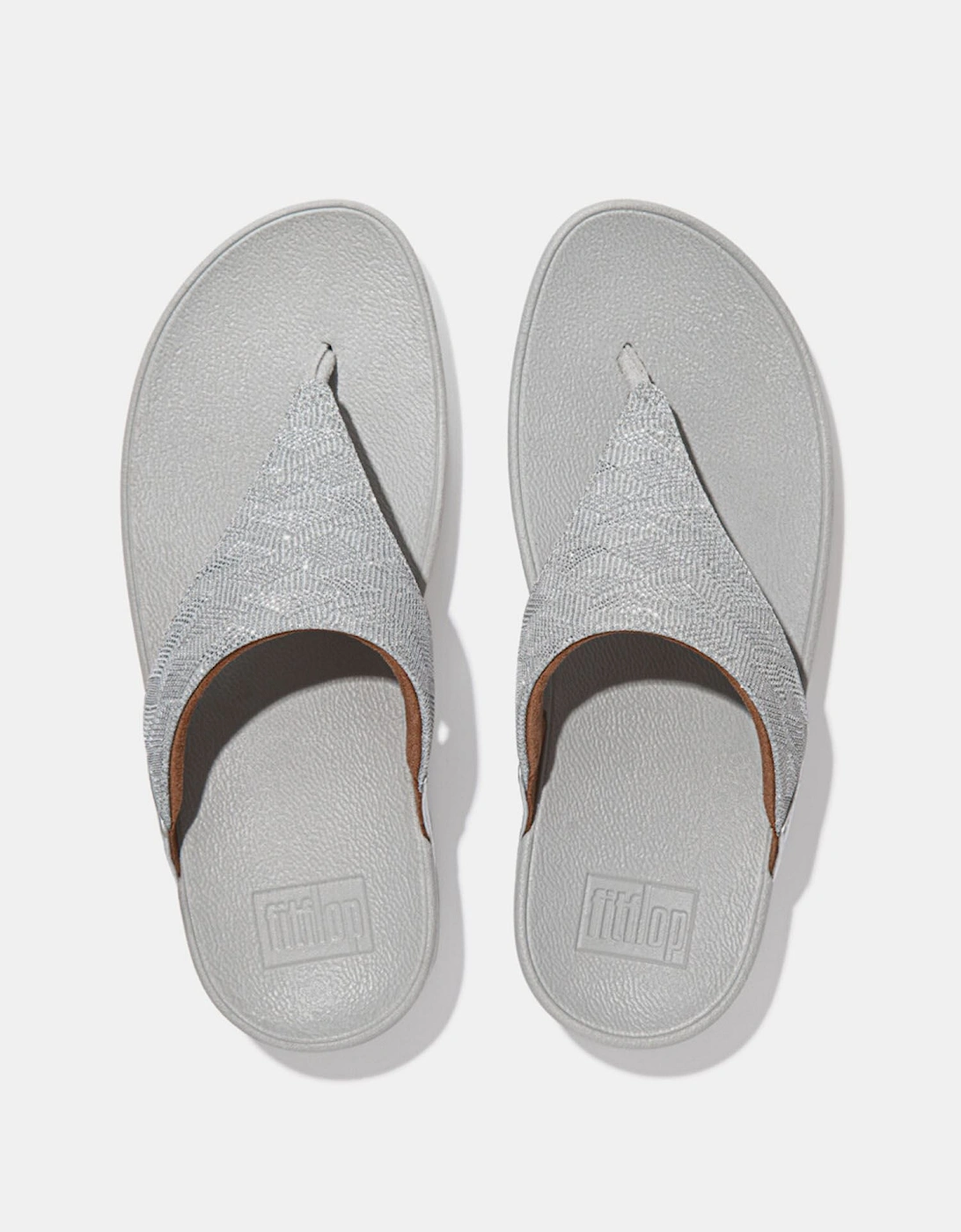 Lulu Glitz Toe-Post Sandals