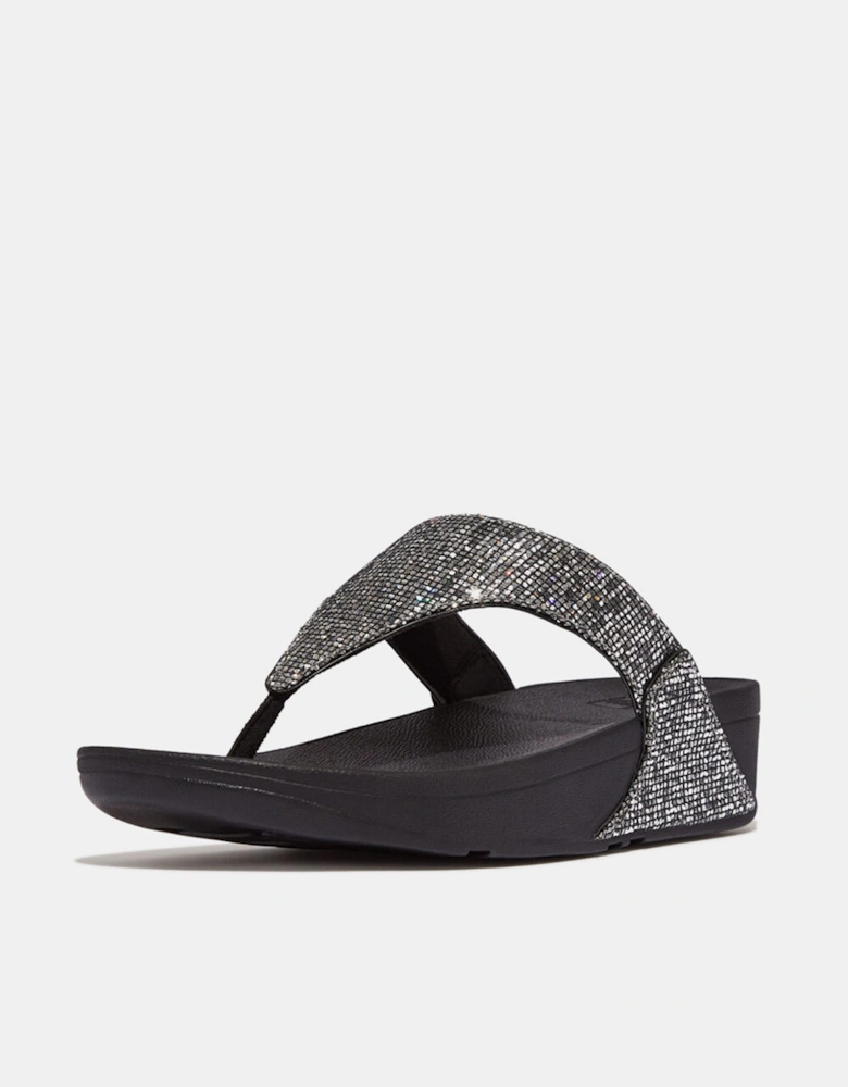 Lulu Glitterball Toe-Post Sandals