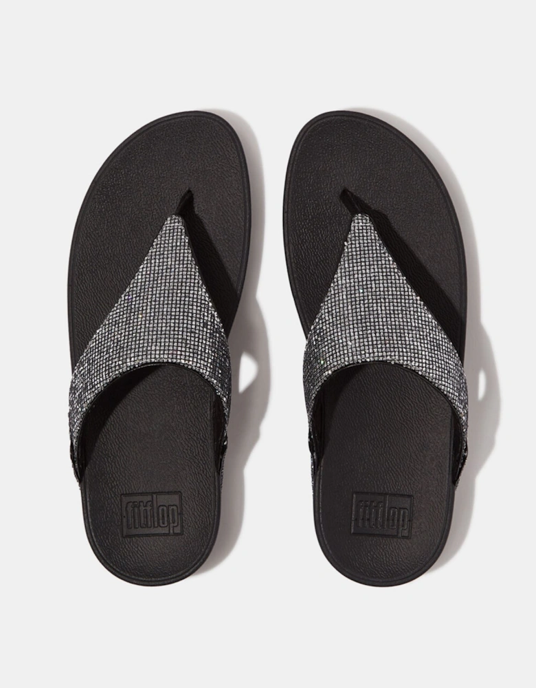 Lulu Glitterball Toe-Post Sandals