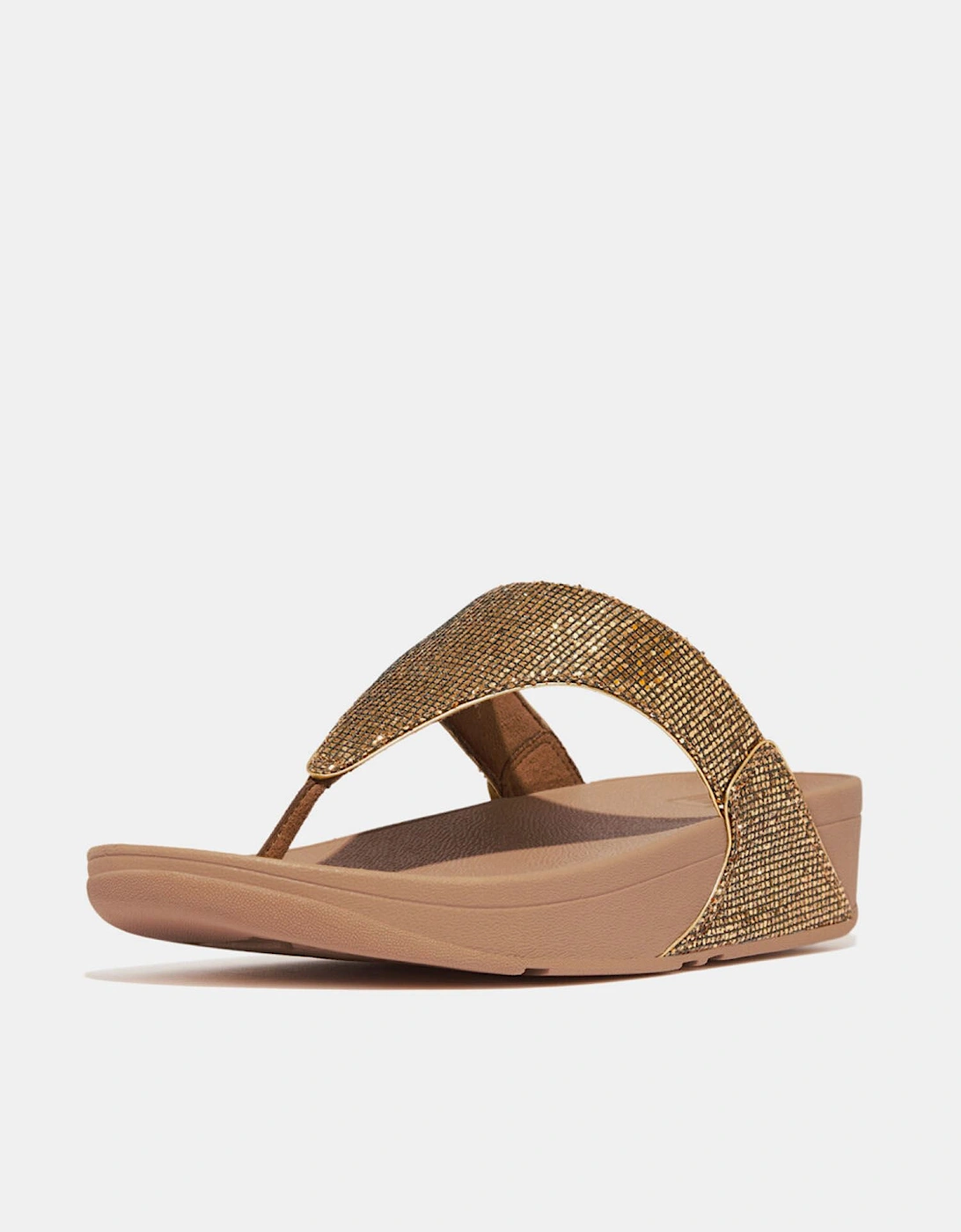 Lulu Glitterball Toe-Post Sandals