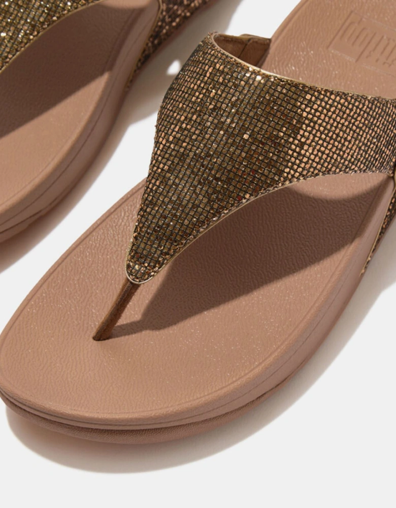 Lulu Glitterball Toe-Post Sandals