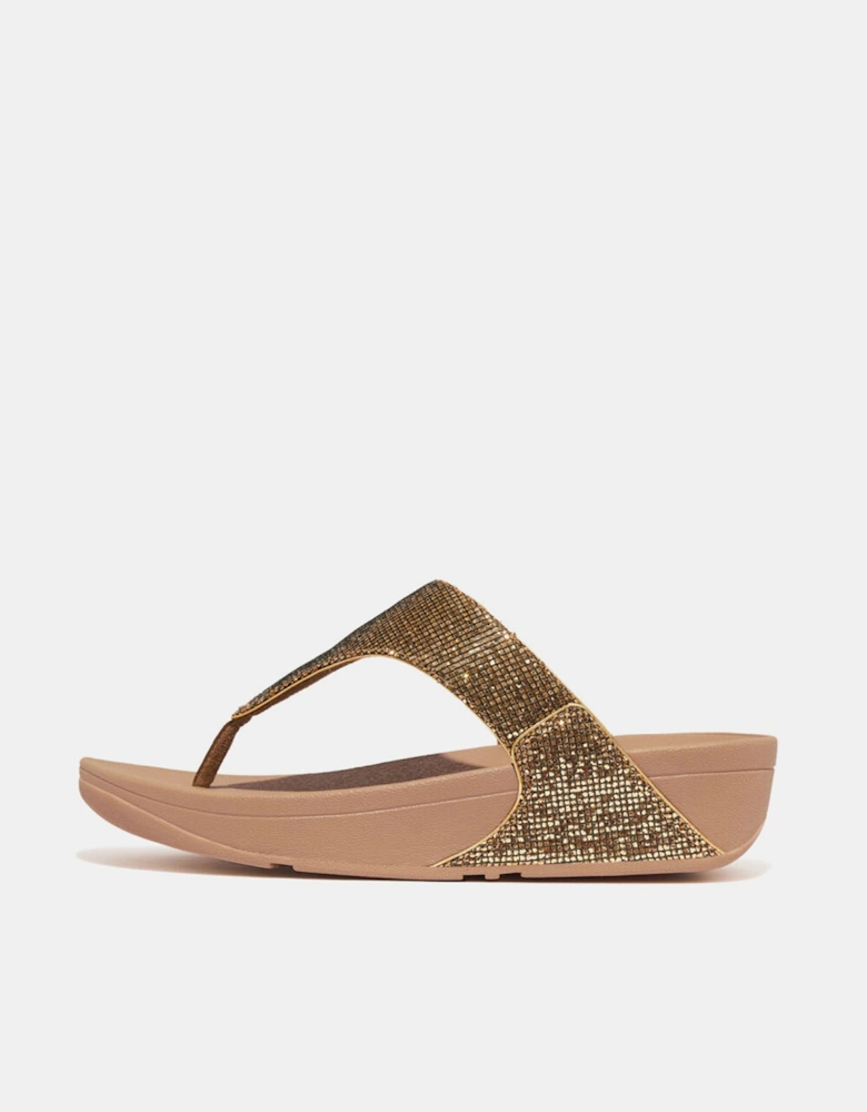 Lulu Glitterball Toe-Post Sandals