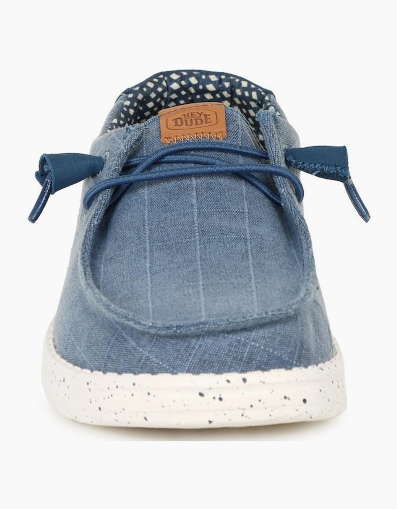 Wendy Chambray Grid Womens Shoes