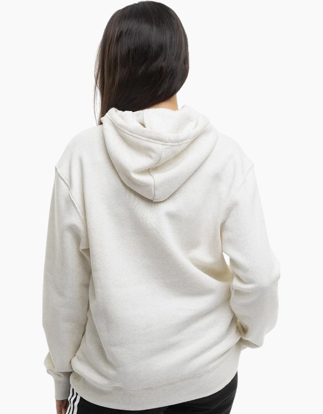 Womens/Ladies Essentials Big Logo Fleece Hoodie