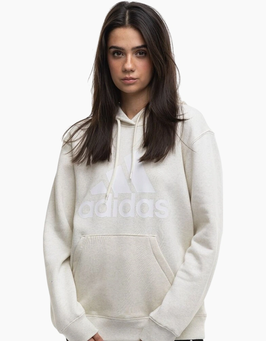 Womens/Ladies Essentials Big Logo Fleece Hoodie, 4 of 3