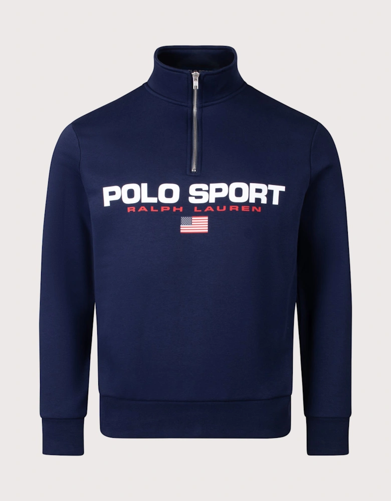 Quarter Zip Polo Sport Sweatshirt