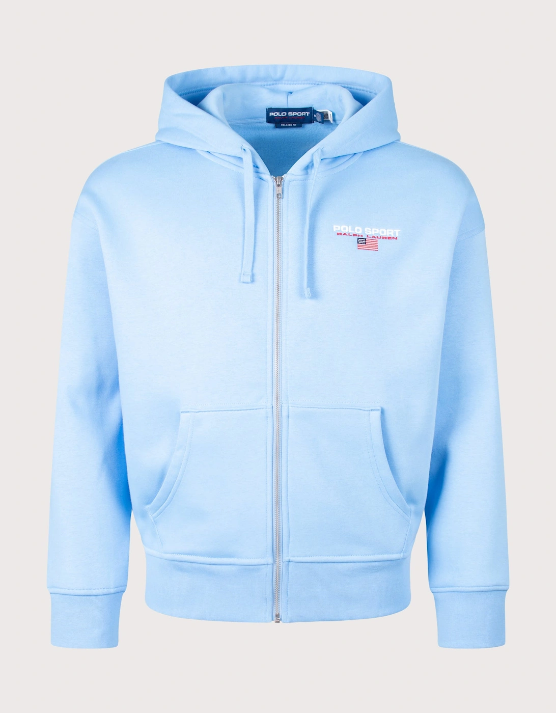 Relaxed Fit Polo Sport Flag Logo Hoodie, 4 of 3