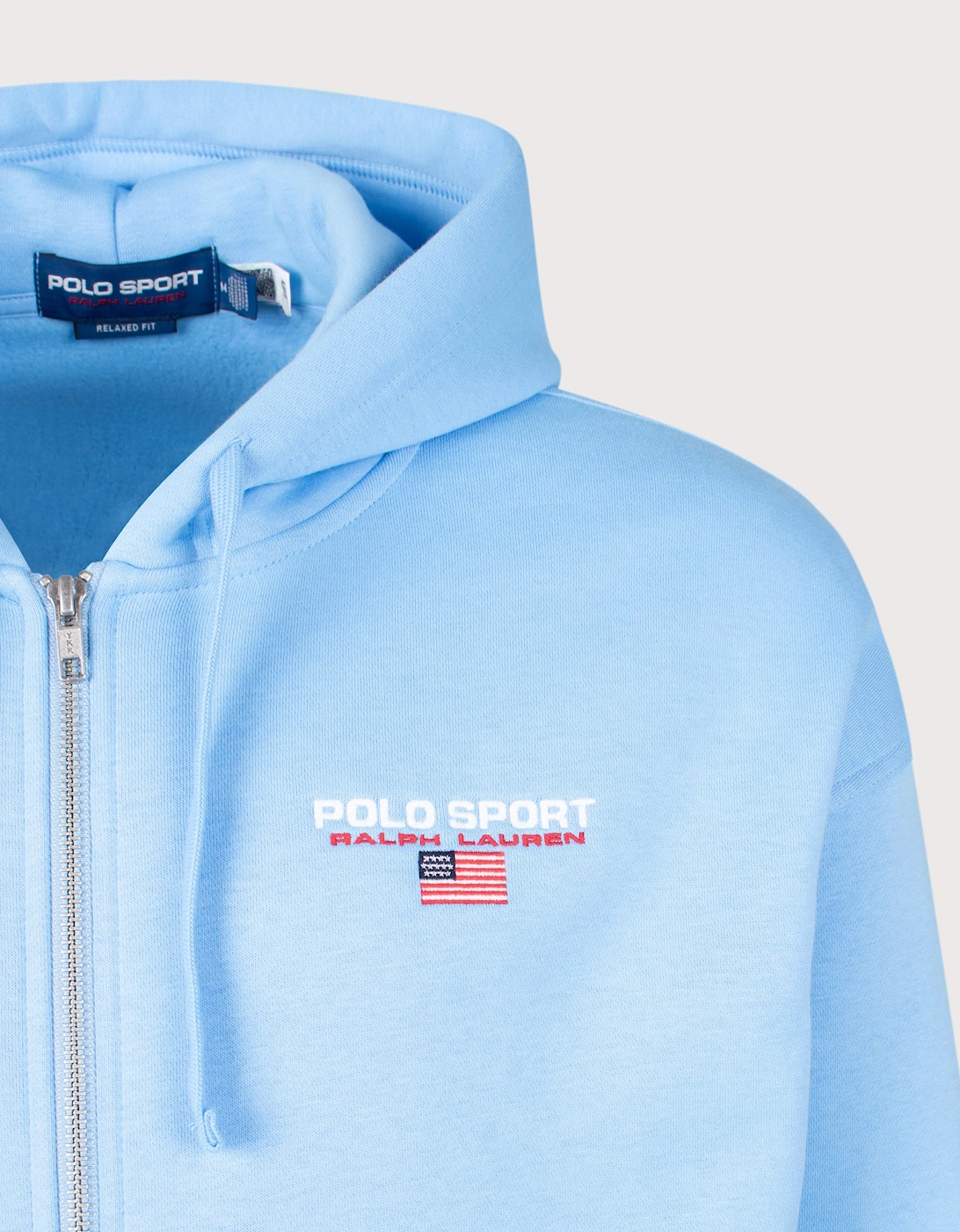 Relaxed Fit Polo Sport Flag Logo Hoodie