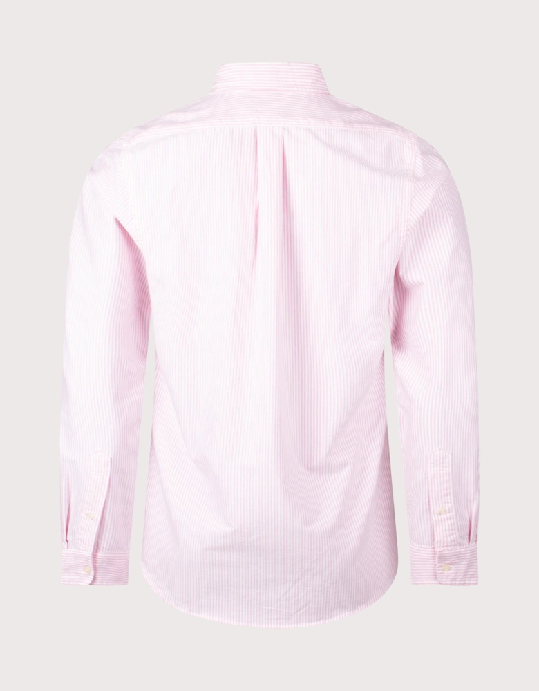 Custom Fit Striped Oxford Shirt