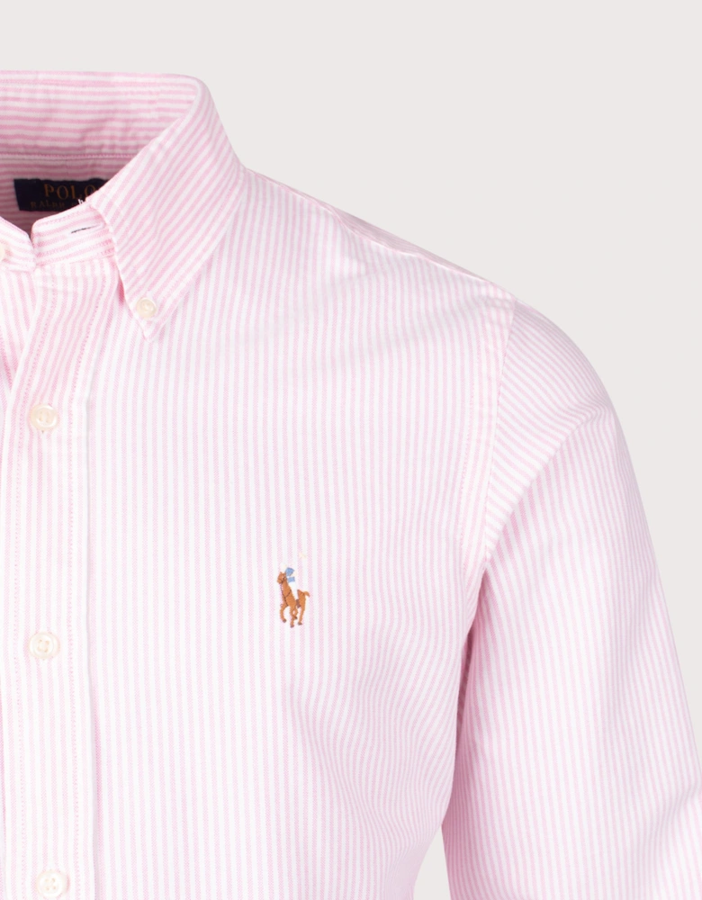 Custom Fit Striped Oxford Shirt
