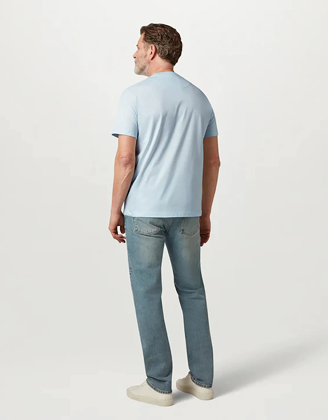 Steel Mens T-Shirt - Sky Blue