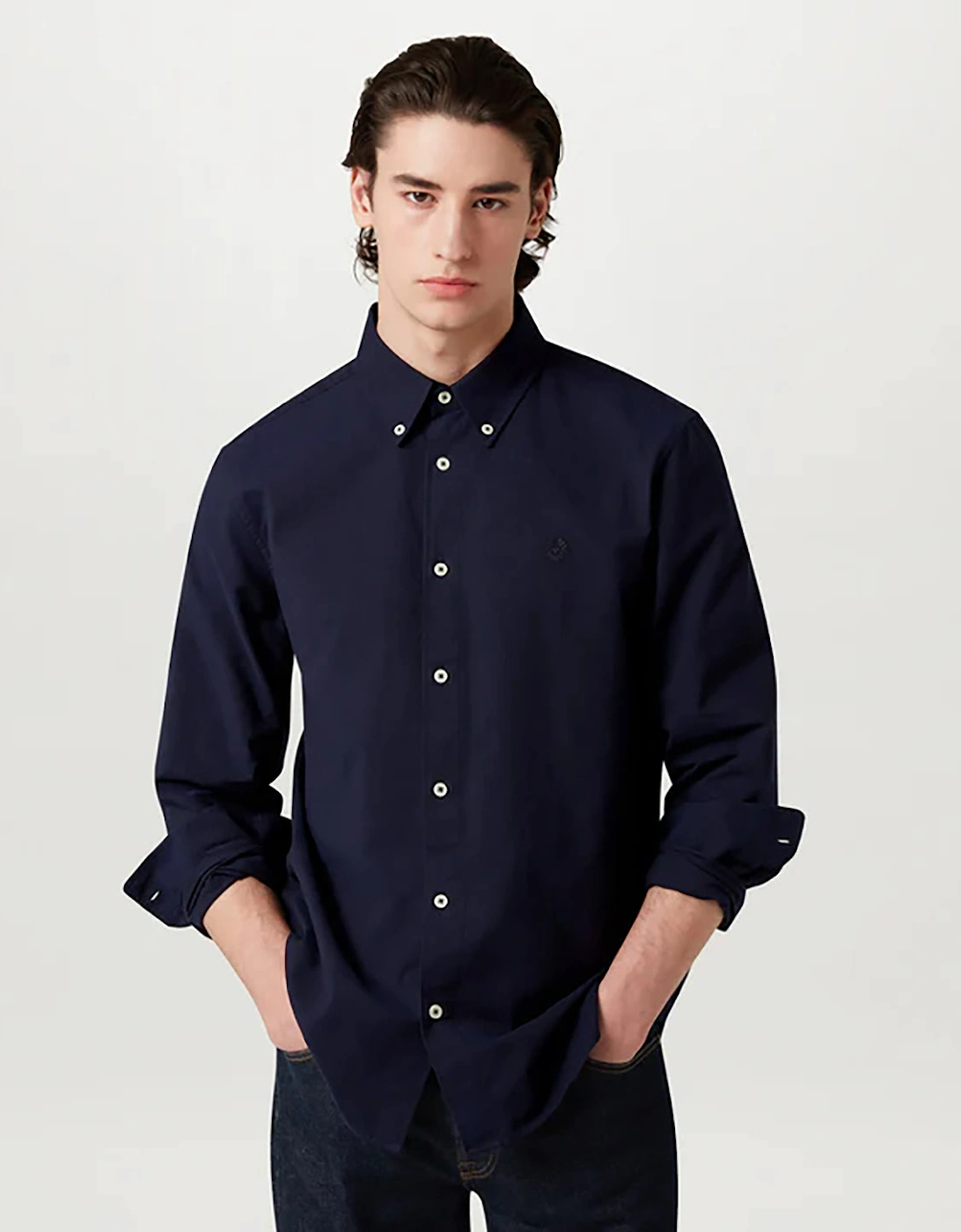Belstaff Men's Navy Street Shirt - Dark Ink  40/Regular L