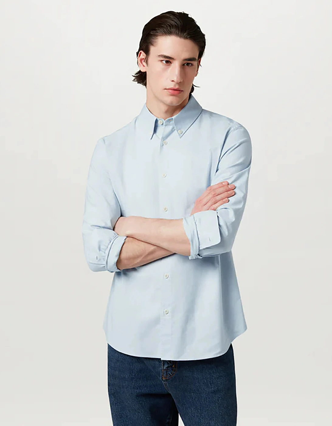 Belstaff Men's Blue Street Shirt - Sky - : 42/Regular Xl