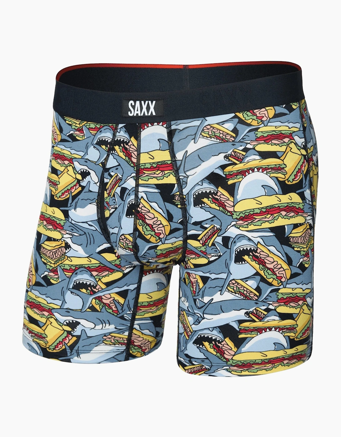 Mens Vibe Xtra Soft Comfort 6" Boxer Shorts, 2 of 1