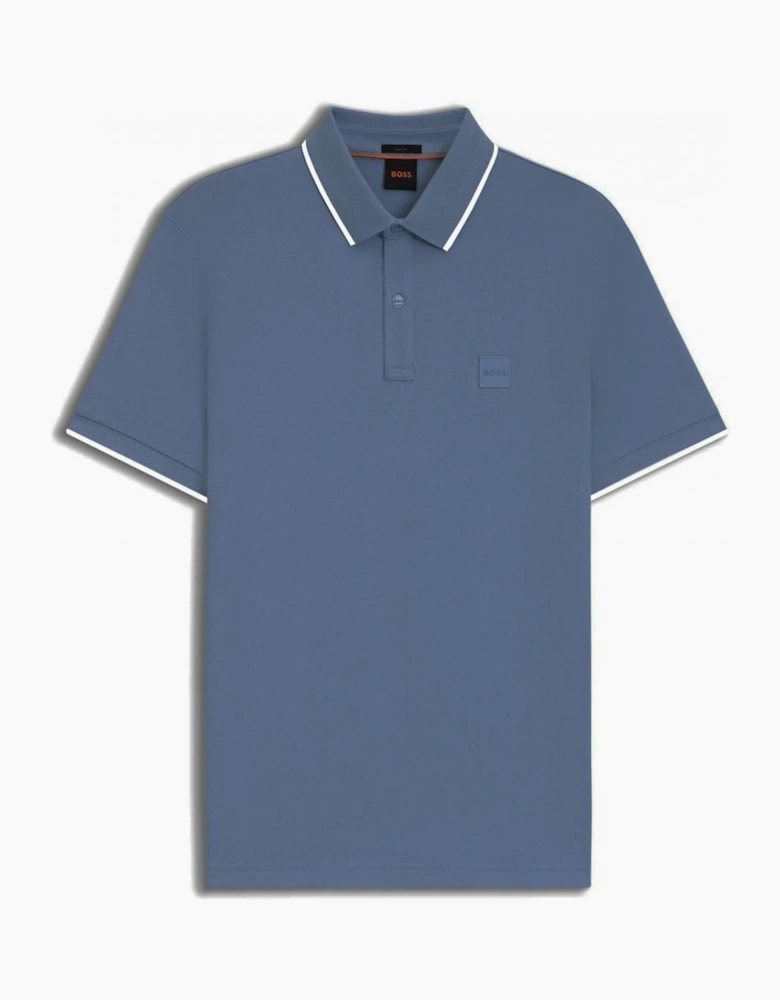 Men's Blue Passertip Polo Shirt