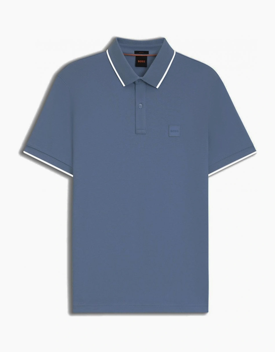 Hugo Boss Men's Blue Passertip Polo Shirt - Size: 38