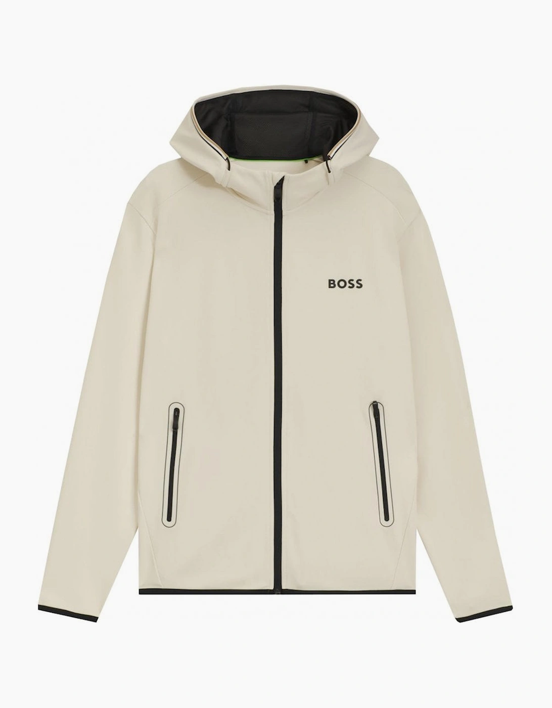 Hugo Boss Men's Sand Sicon Tracksuit Jacket. - Size: 42/Regular