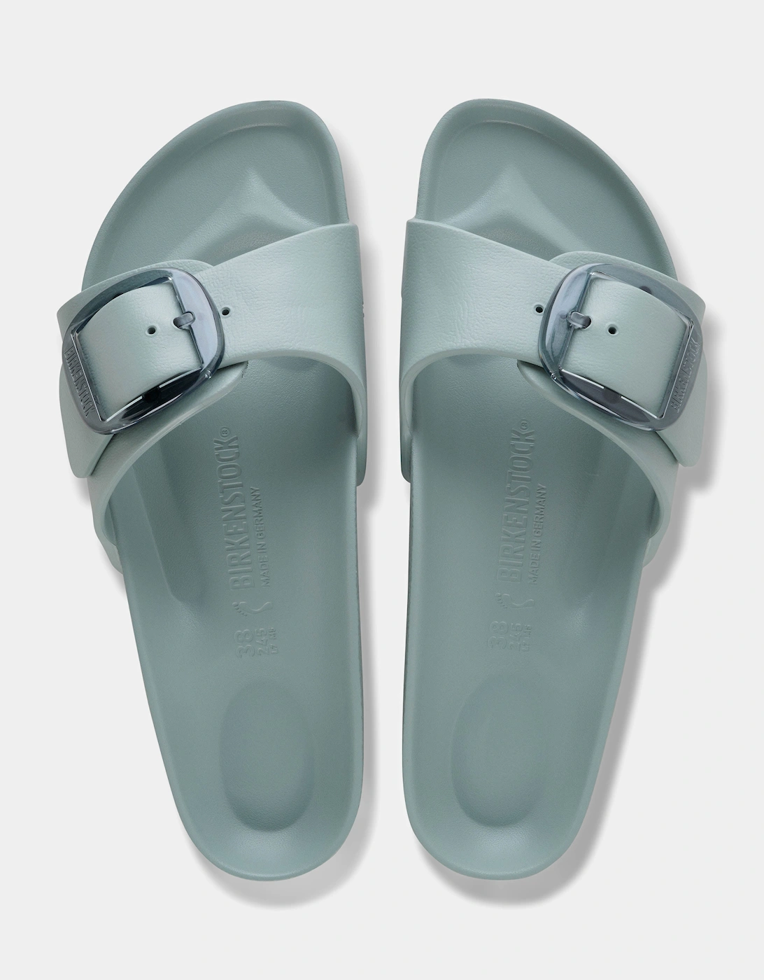 Big Buckle Womens EVA Sandals - Pure Sage